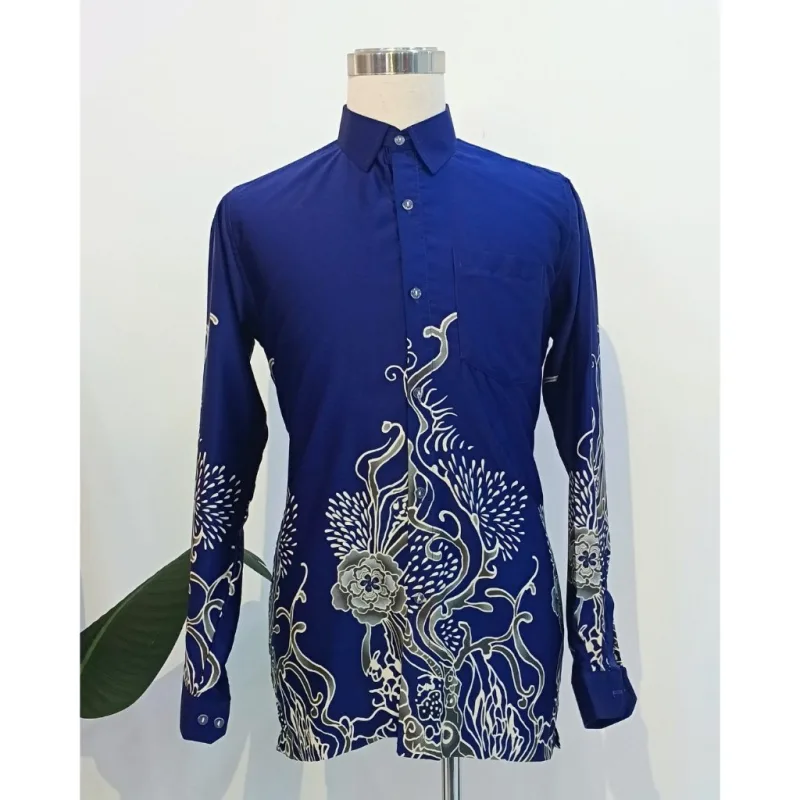 NEW DESIGN !!! KEMEJA CORAK BATIK KOTA BHARU | STOCK LIMIT | CORAK BATIK MALAYSIA | BATIK CANTIK thumbnail 3