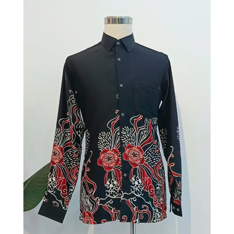 NEW DESIGN !!! KEMEJA CORAK BATIK KOTA BHARU | STOCK LIMIT | CORAK BATIK MALAYSIA | BATIK CANTIK thumbnail 5