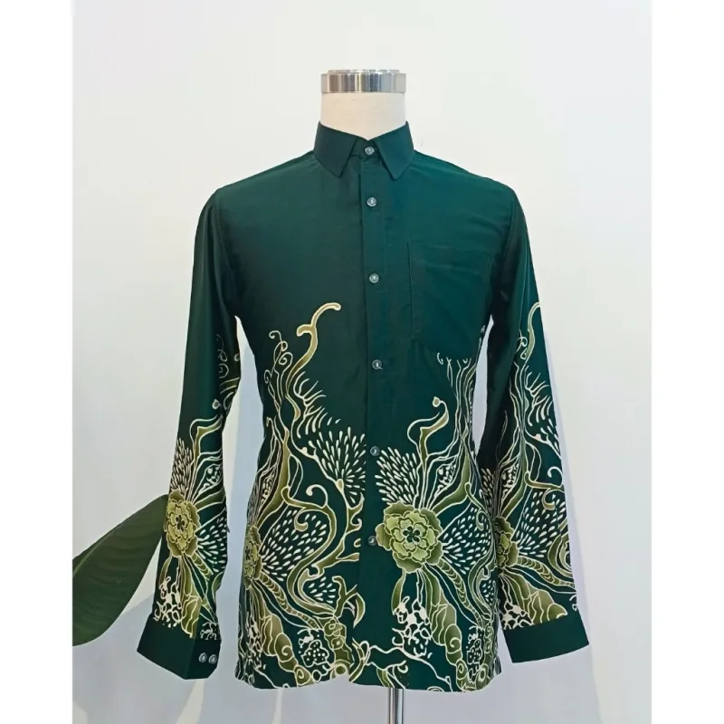 NEW DESIGN !!! KEMEJA CORAK BATIK KOTA BHARU | STOCK LIMIT | CORAK BATIK MALAYSIA | BATIK CANTIK thumbnail 2