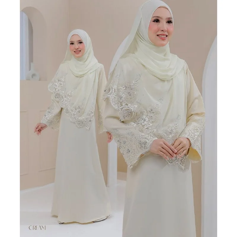 JUBAH ABAYA KEBARUNG WIJDAN TANPA SHAWL I DINNER I KENDURI I MAJLIS AKIKAH I TUNANG BY MOFF COLLECTION thumbnail 5