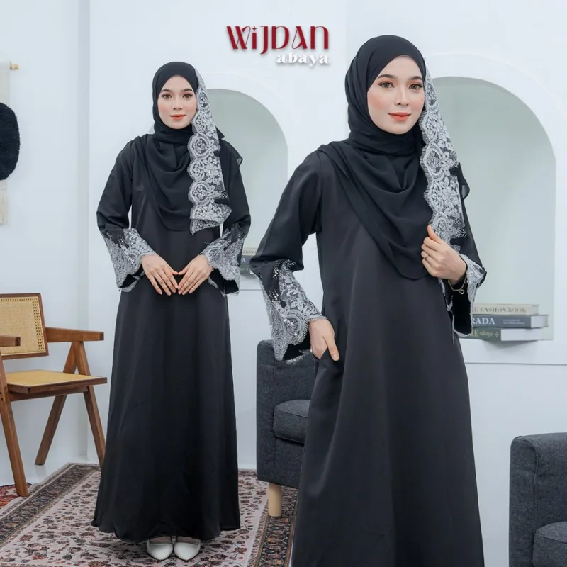 JUBAH ABAYA KEBARUNG WIJDAN TANPA SHAWL I DINNER I KENDURI I MAJLIS AKIKAH I TUNANG BY MOFF COLLECTION thumbnail 4
