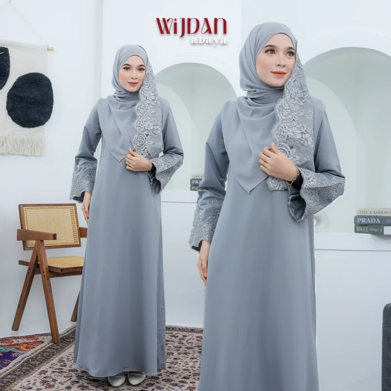 JUBAH ABAYA KEBARUNG WIJDAN TANPA SHAWL I DINNER I KENDURI I MAJLIS AKIKAH I TUNANG BY MOFF COLLECTION thumbnail 2