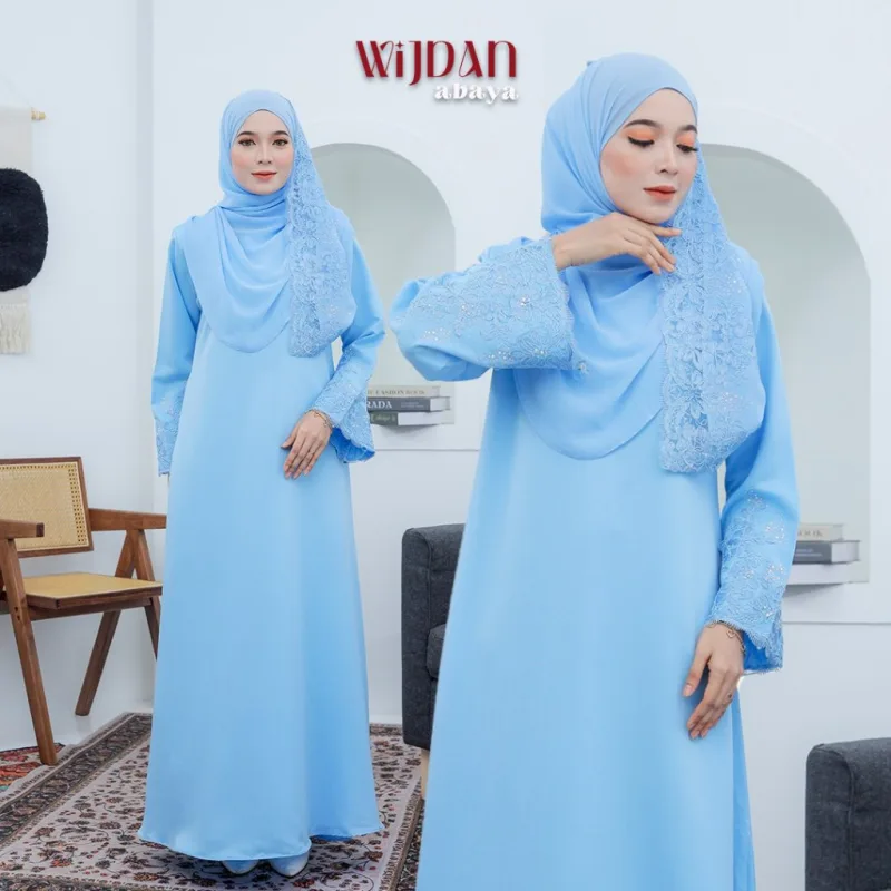 JUBAH ABAYA KEBARUNG WIJDAN TANPA SHAWL I DINNER I KENDURI I MAJLIS AKIKAH I TUNANG BY MOFF COLLECTION thumbnail 3