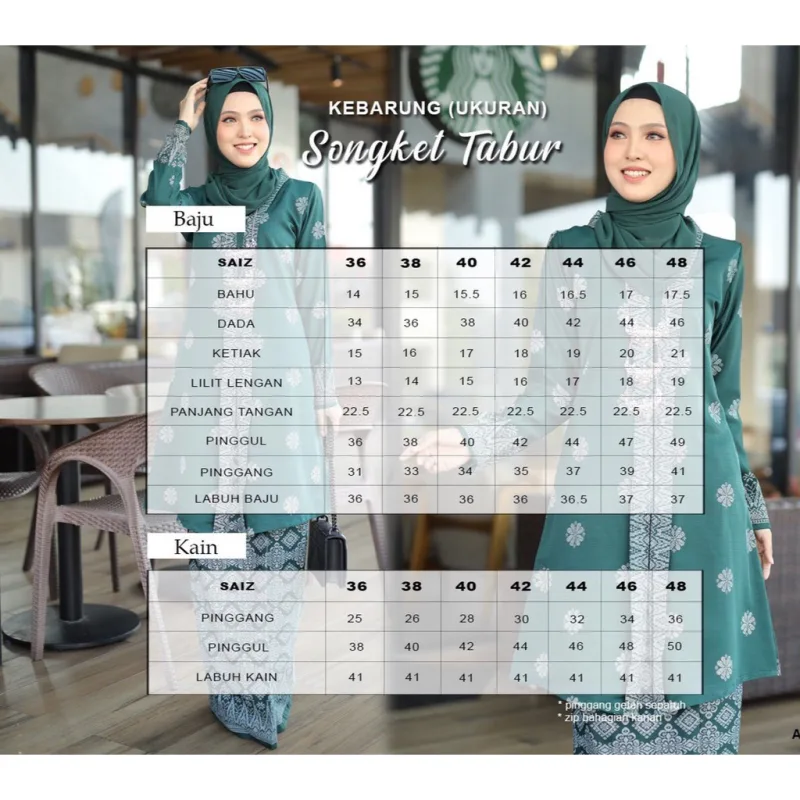 NEWW Kebarung Songket Tabur By MOFF2U thumbnail 4