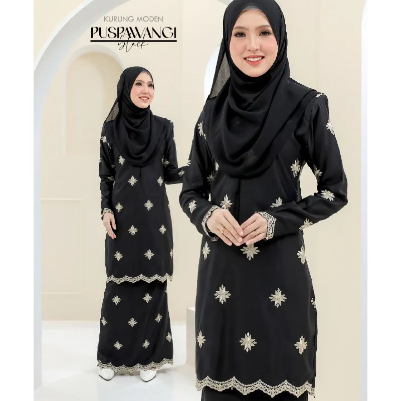 NEW DESIGN KURUNG MODEN PUSPAWANGI BINTANG DEWASA IN 7 COLOUR I TUNANG I NIKAH BY MOFF2U thumbnail 4