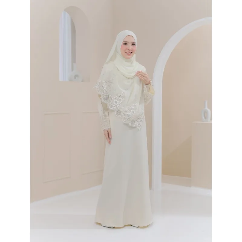 NEW JUBAH ABAYA KEBARUNG WIJDAN SEKALI SHAWL I DINNER I KENDURI I MAJLIS AKIKAH I TUNANG BY MOFF COLLECTION thumbnail 5