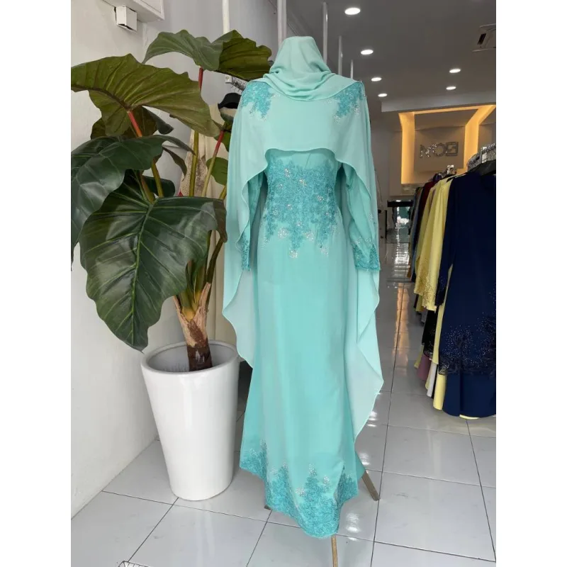 7 ITEM - 1 HARGA Bridal Set DRESS ASTIANA In MINT GREEN | Nikah Kahwin |Tunang | BY MOFF2U thumbnail 2