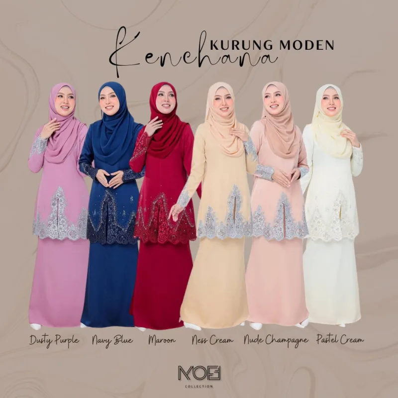 Moff Baju Kurung Moden Kenchana | Kenduri I Majlis I Dinner By Moff Collection