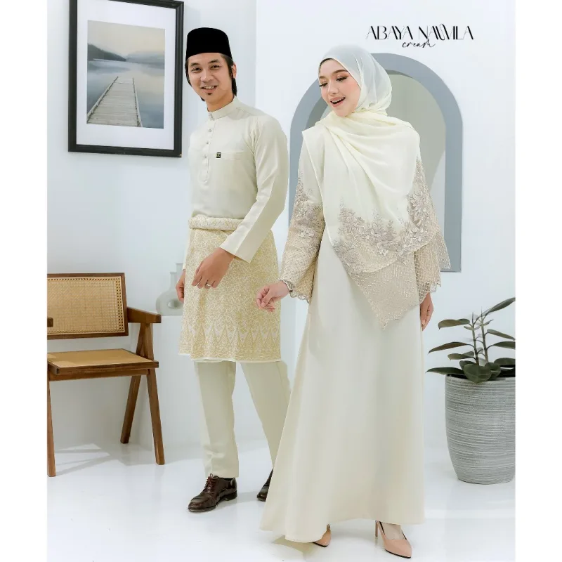 NEW JUBAH ABAYA KEBARUNG NAWILA PLUSIZZE SEKALI SHAWL I DINNER I KENDURI I MAJLIS AKIKAH I TUNANG BY MOFF COLLECTION thumbnail 5