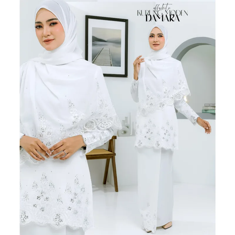 NEW DESIGN !! Kurung Moden Damara TANPA SHAWL In 6 Colour I Kurung Moden I Tunang I Nikah By Moff2U thumbnail 3