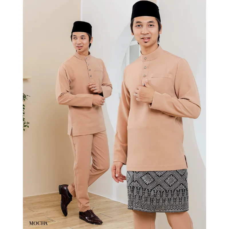 BAJU MELAYU SLIMFIT ALEEF | BAJU MELAYU SLIM FIT | BAJU MELAYU DEWASA | BAJU MELAYU | NIKAH|TUNANG BY MOFF2U thumbnail 4