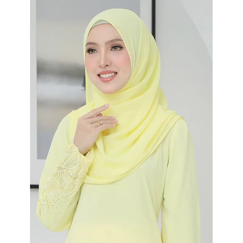 SHAWL CHIFFON 20 WARNA | shawl murah thumbnail 5