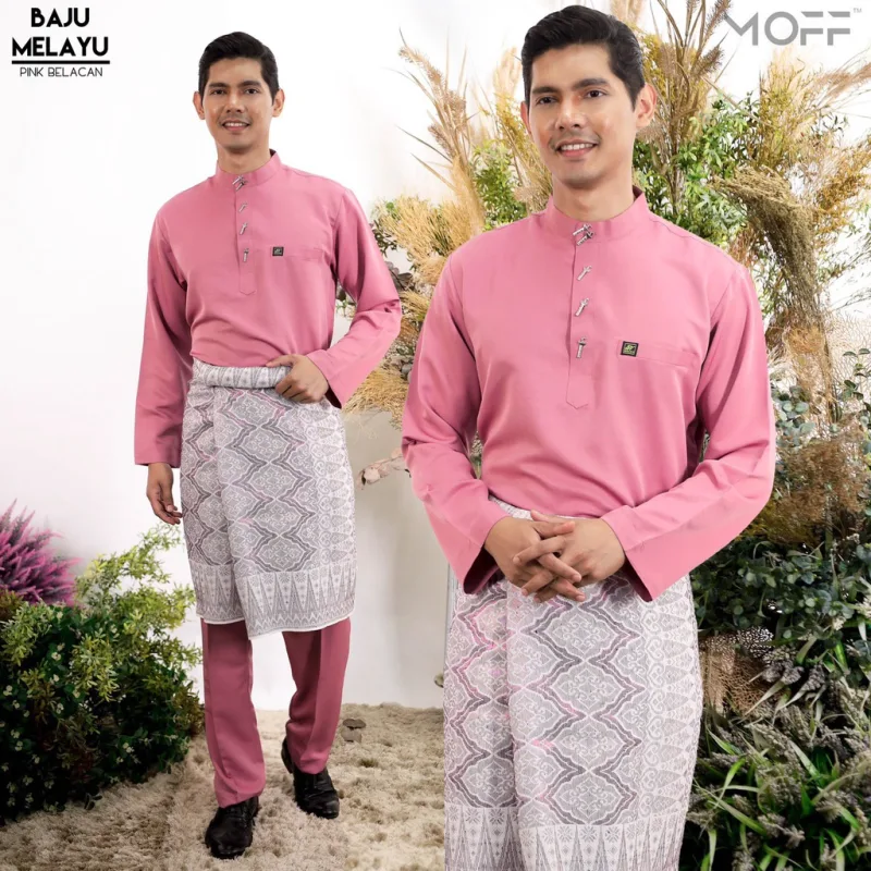 MOFF Bridal Set BAJU KURUNG MODEN Mira Filzah In DUSTY PINK | Nikah Kahwin | Tunang | Full set Kurung Moden thumbnail 4