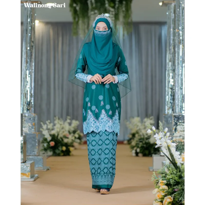 BAJU KURUNG SONGKET | KURUNG MODEN WALINONG SARI ADA 4 WARNA (MOFF COLLECTIONS) thumbnail 3