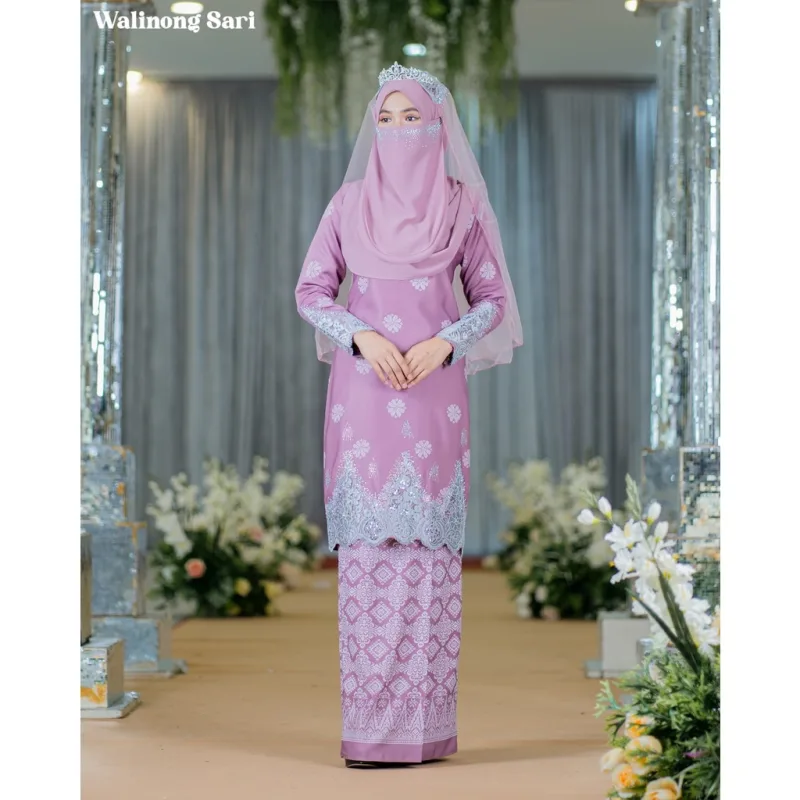 BAJU KURUNG SONGKET | KURUNG MODEN WALINONG SARI ADA 4 WARNA (MOFF COLLECTIONS) thumbnail 2