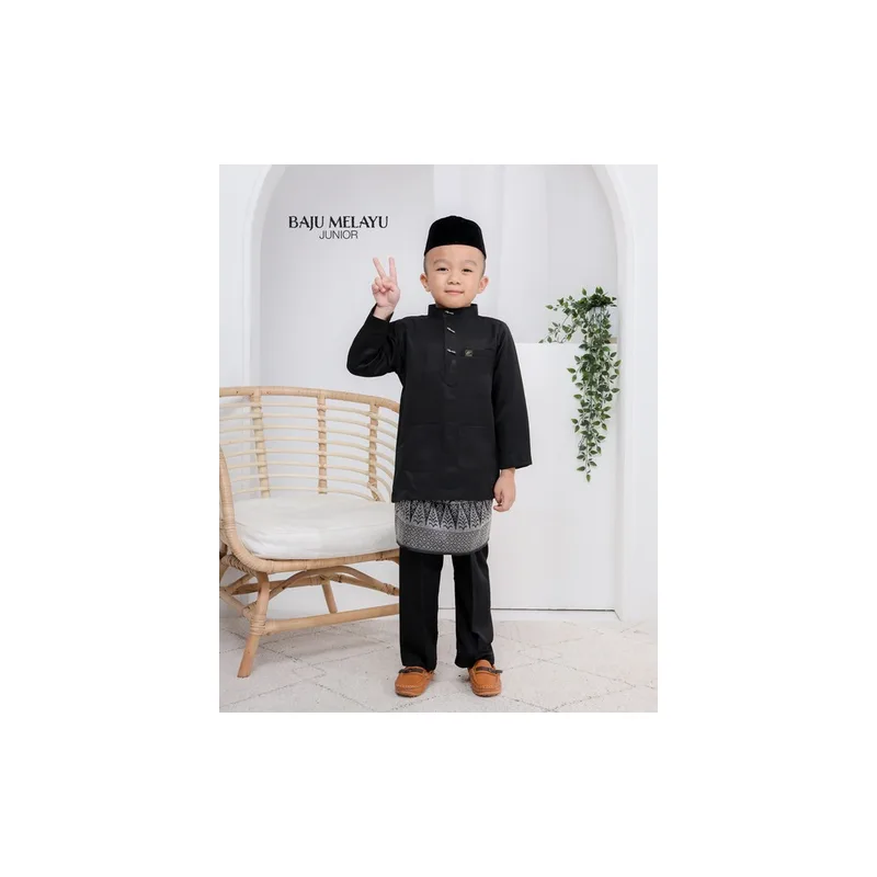SET FAMILY WALINONG SARI | KURUNG WALINONGSARI IN BLACK BY MOFF COLLECTION thumbnail 5