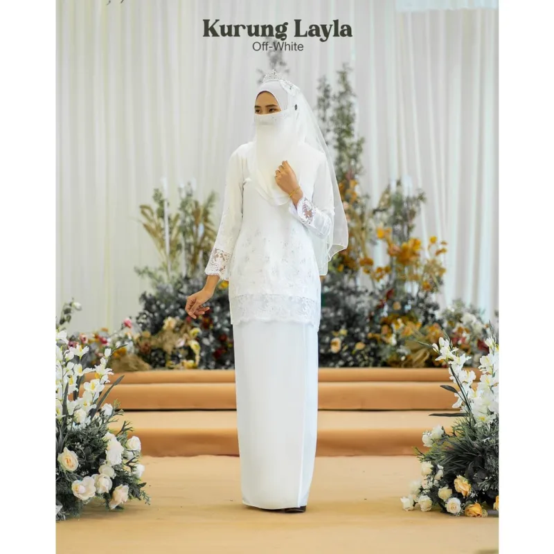 BAJU KURUNG MODEN LAYLA | BAJU KURUNG LACE SULAM ADA 5 WARNA (MOFF COLLECTIONS) thumbnail 2