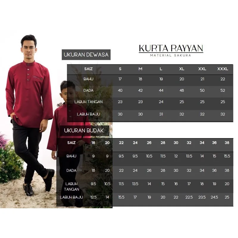 Baju BAJU Kurta Rayyan| BAJU KURTA moden Dusty Purple by moff2u thumbnail 4