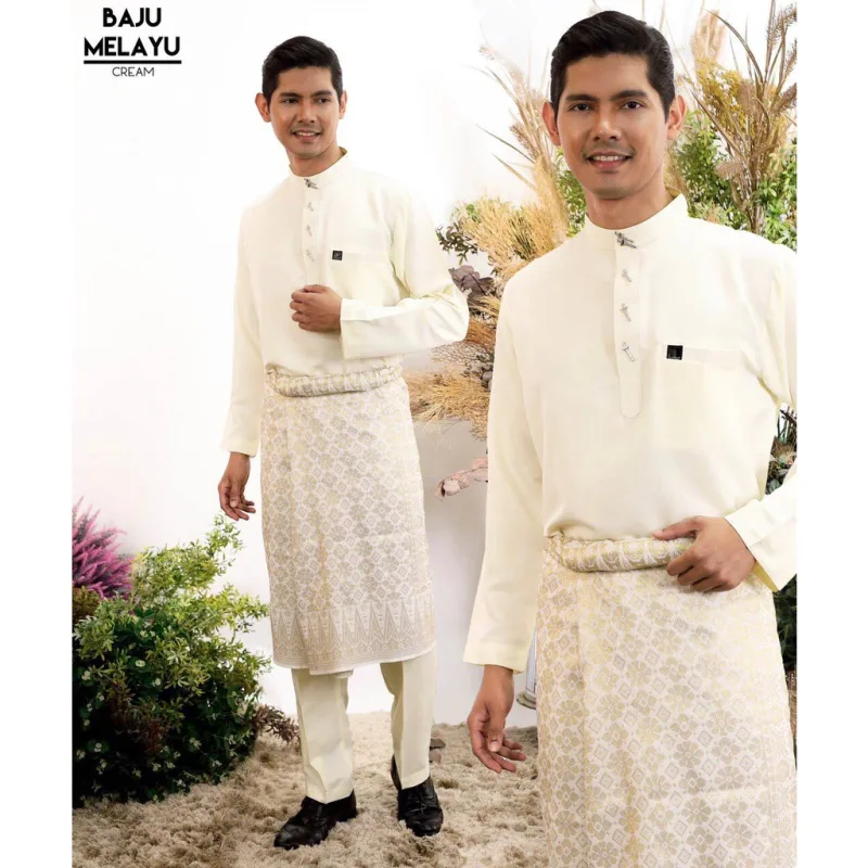 BAJU KURUNG LACE | BAJU KURUNG MODEN Bridal Set Alana In Cream | Full set 11 Item | Tunang | Kahwin BY MOFF2U thumbnail 3