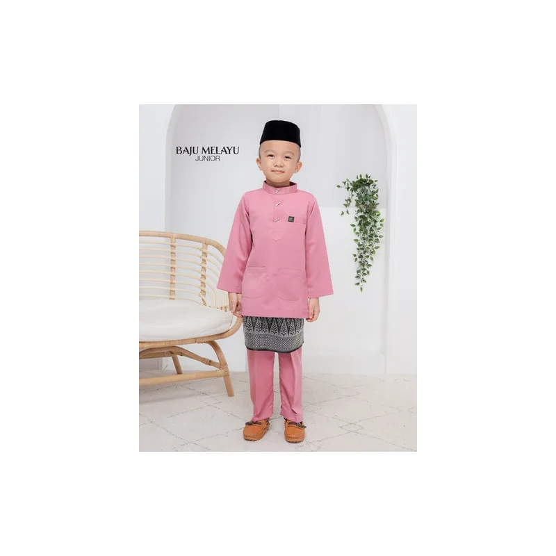 SET FAMILY WALINONG SARI | KURUNG WALINONGSARI DUSTY PINK BY MOFF COLLECTION thumbnail 4