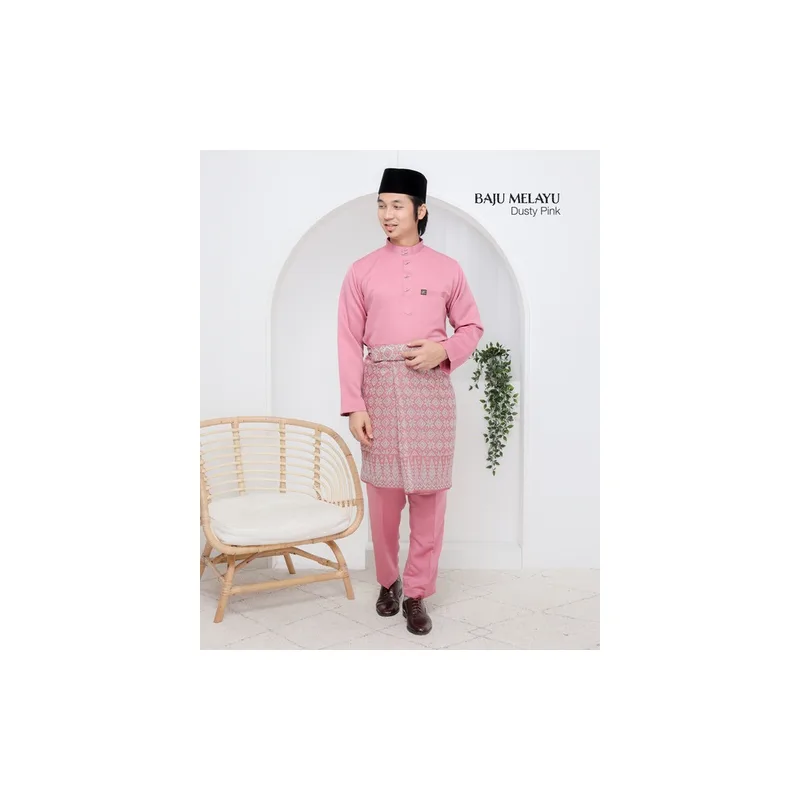 SET FAMILY WALINONG SARI | KURUNG WALINONGSARI DUSTY PINK BY MOFF COLLECTION thumbnail 2