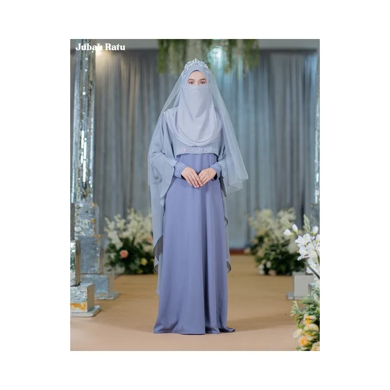 BAJU JUBAH RATU ARAB | BAJU DRESS JUBAH | MAROON| GREY | HITAM by moff2u thumbnail 4