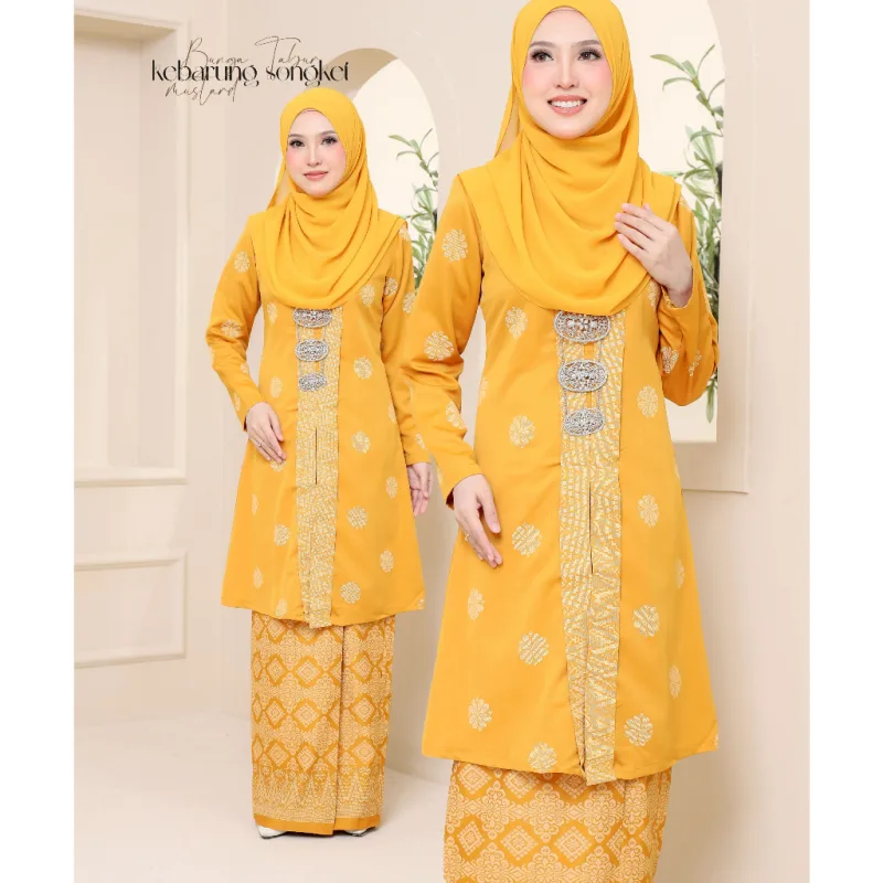 Set Family KEBARUNG IN MUSTARD I KEBARUNG Moden I Ayah Anak I Ibu I Moden I Set Family By Moff2u thumbnail 2