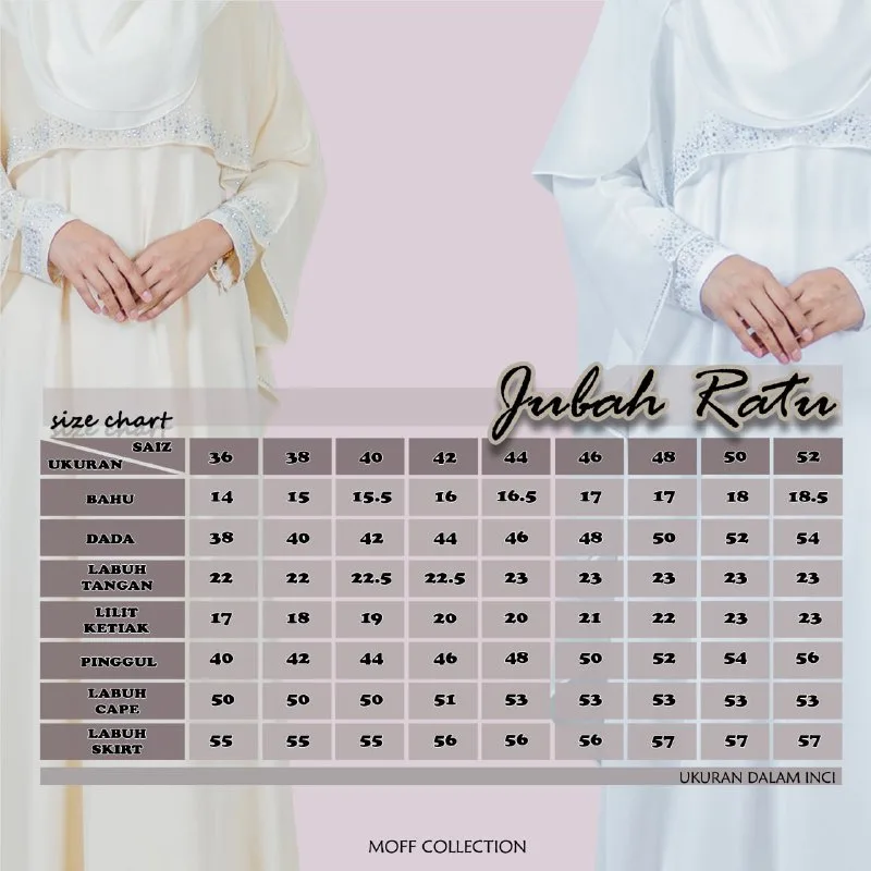 BAJU DRESS | BAJU JUBAH Bridal Set Ratu Arab In Dusty Pink | Full set 8 Item | Nikah | Tunang BY MOFF2U thumbnail 4