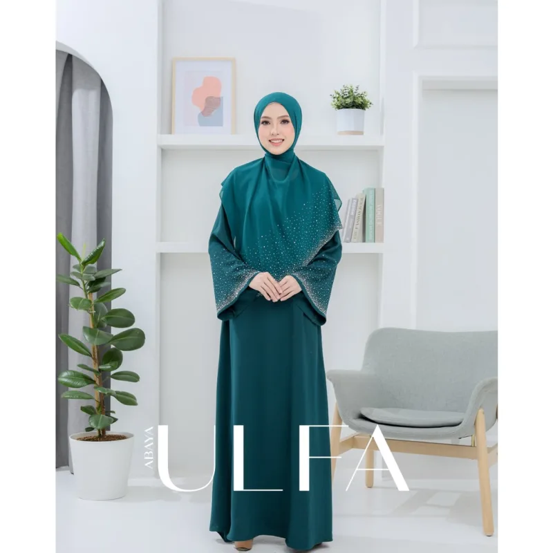NEW JUBAH ABAYA KEBARUNG ULFA I DINNER I JUBAH OOTD I KENDURI I JUBAH AKIKAH BY MOFF COLLECTION thumbnail 3