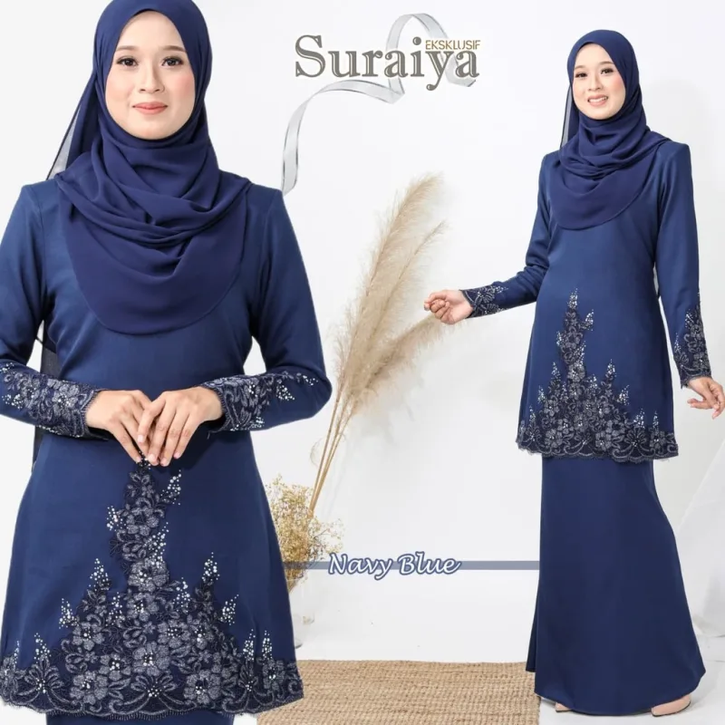 BAJU KURUNG MODEN SURAIYA KURUNG LACE 7 WARNA (MOFF COLLECTION) thumbnail 2