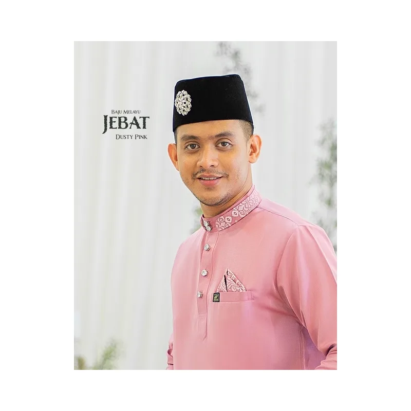 MOFF BAJU Melayu Moden Jebat In Dusty pink | BAJU MELAYU DEWASA thumbnail 2
