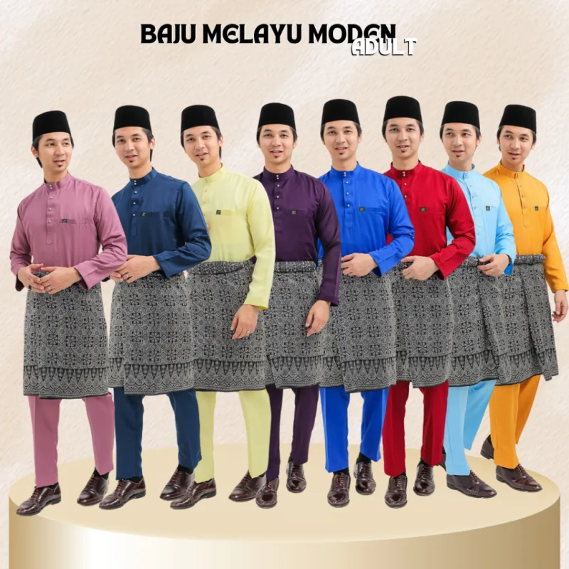 BAJU MELAYU | BAJU MELAYU MODEN DEWASA RAYA 2024