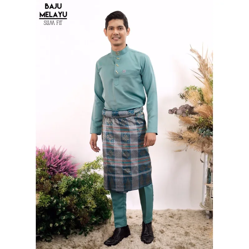 MOFF Baju Melayu Slim fit Sakura | Baju melayu I Baju melayu 2024 | Baju Melayu DEWASA thumbnail 5