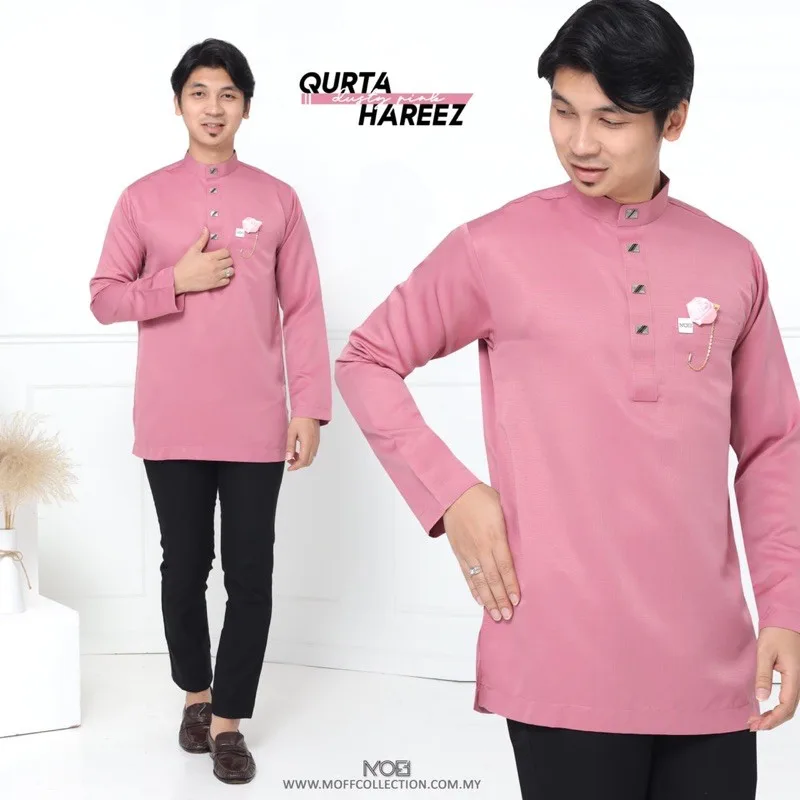 MOFF BAJU Kurta Hareez In Dusty Pink thumbnail 2