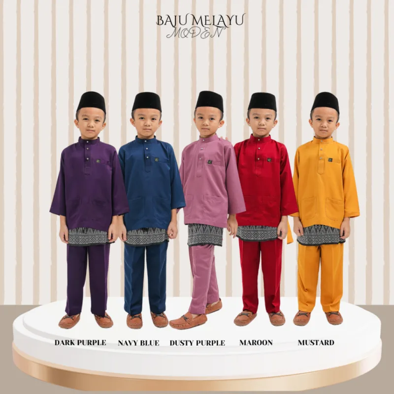 BAJU MELAYU MODEN BUDAK | BAJU MELAYU BUDAK | BAJU MELAYU KIDS