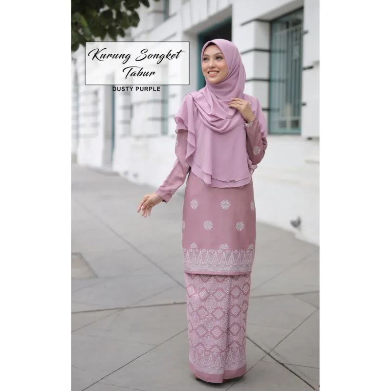 BAJU KURUNG SONGKET TABUR| Khimar Umairah |tudung BY MOFF2U thumbnail 2