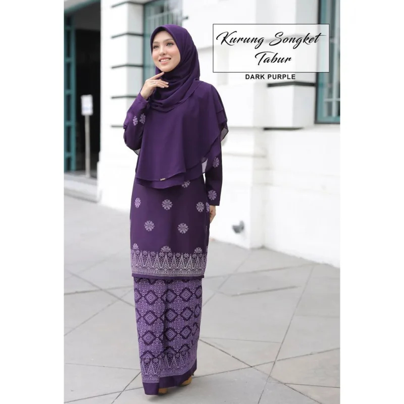 BAJU KURUNG SONGKET TABUR| Khimar Umairah |tudung BY MOFF2U thumbnail 3