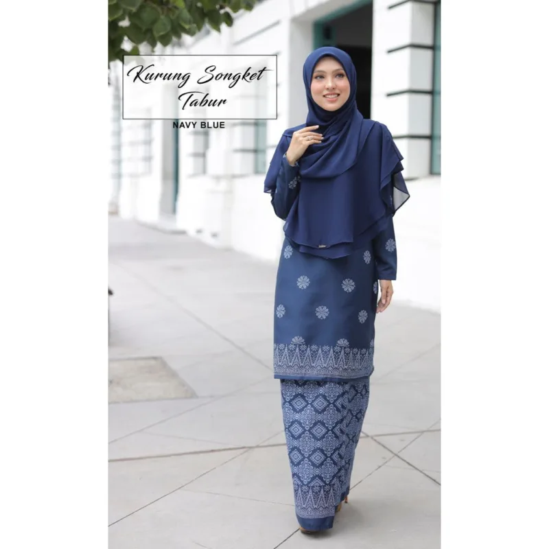 BAJU KURUNG SONGKET TABUR| Khimar Umairah |tudung BY MOFF2U thumbnail 4