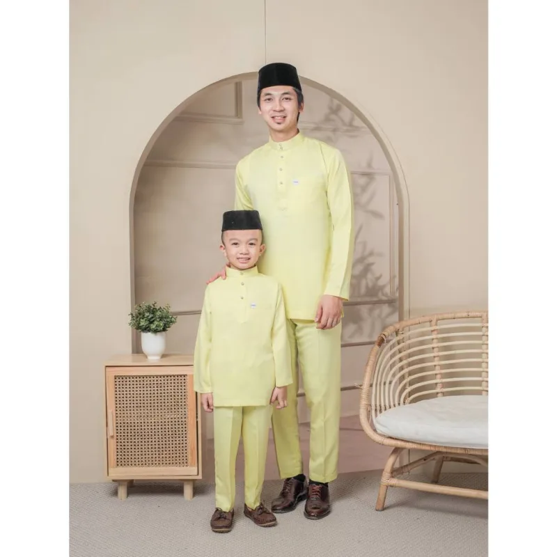 MOFF Baju Melayu Slim fit Sakura Slimfit in 4 COLOUR 2024 | BAJU MELAYU DEWASA | BAJU MELAYU BUDAK | BAJU RAYA thumbnail 5
