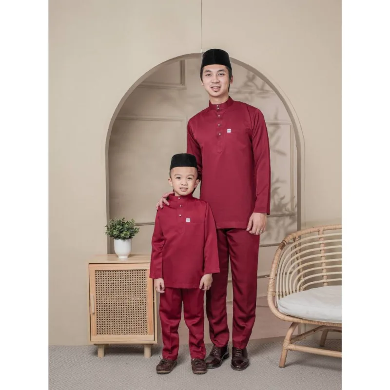 MOFF Baju Melayu Slim fit Sakura Slimfit in 4 COLOUR 2024 | BAJU MELAYU DEWASA | BAJU MELAYU BUDAK | BAJU RAYA thumbnail 2