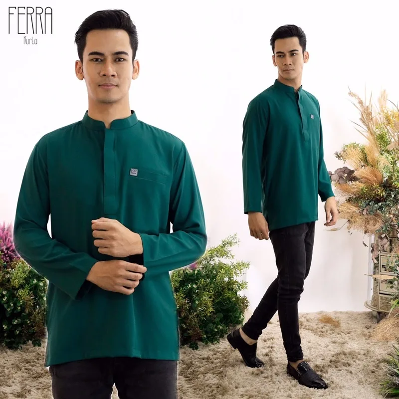 set family BAJU KURUNG Ferra Kurung Kedah [ADULT] | Wudhu' Friendly BY MOFF2U thumbnail 5