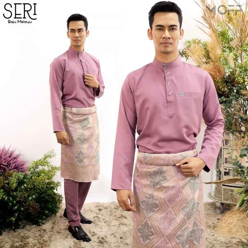 MOFF BAJU Kurung SERI Dusty Purple| Set Family | Raya 2023 | BAJU KURUNG MODEN | BAJU KURUNG DEWASA | BAJU KURUNG BUDAK thumbnail 5