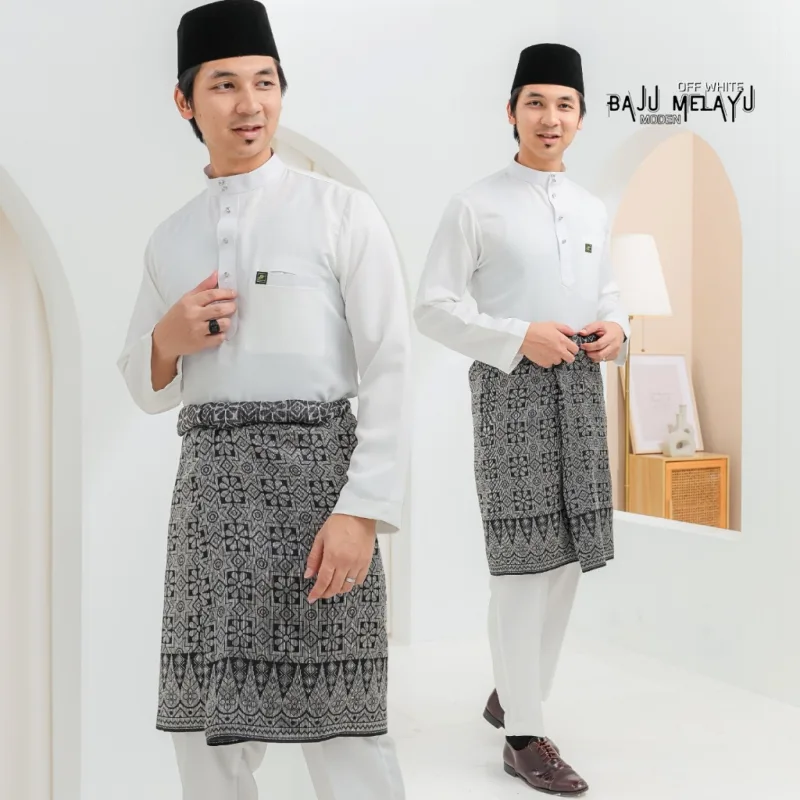 MOFF Bridal Set BAJU KURUNG SONGKET | KURUNG Walinong Sari In Offwhite | Nikah Kahwin |Tunang | Full set Kurung Moden thumbnail 3