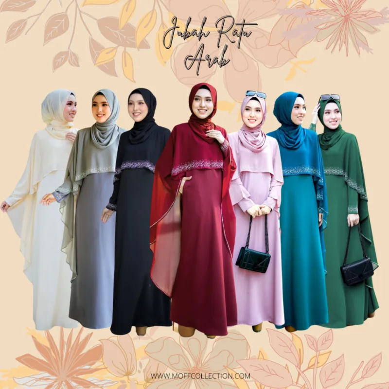 HOT!!! BAJU JUBAH RATU ARAB | BAJU dress | Jubah Moden BY MOFF2U