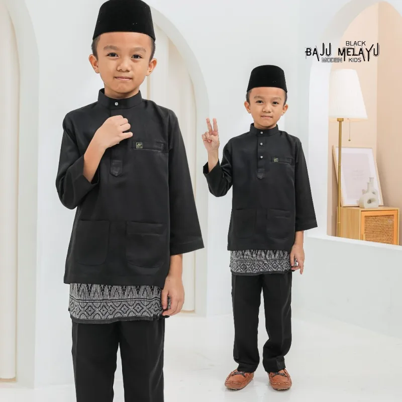 MOFF BAJU MELAYU Sakura Moden Kids | BAJU MELAYU BUDAK | Baju Melayu Moden thumbnail 2