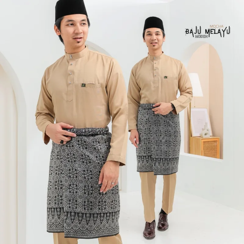 (8 Item Dalam 1 Harga) Bridal Set BAJU DRESS Qaisara In Mocha | Nikah Kahwin |Tunang | Full set dress BY MOFF COLLECTION thumbnail 5
