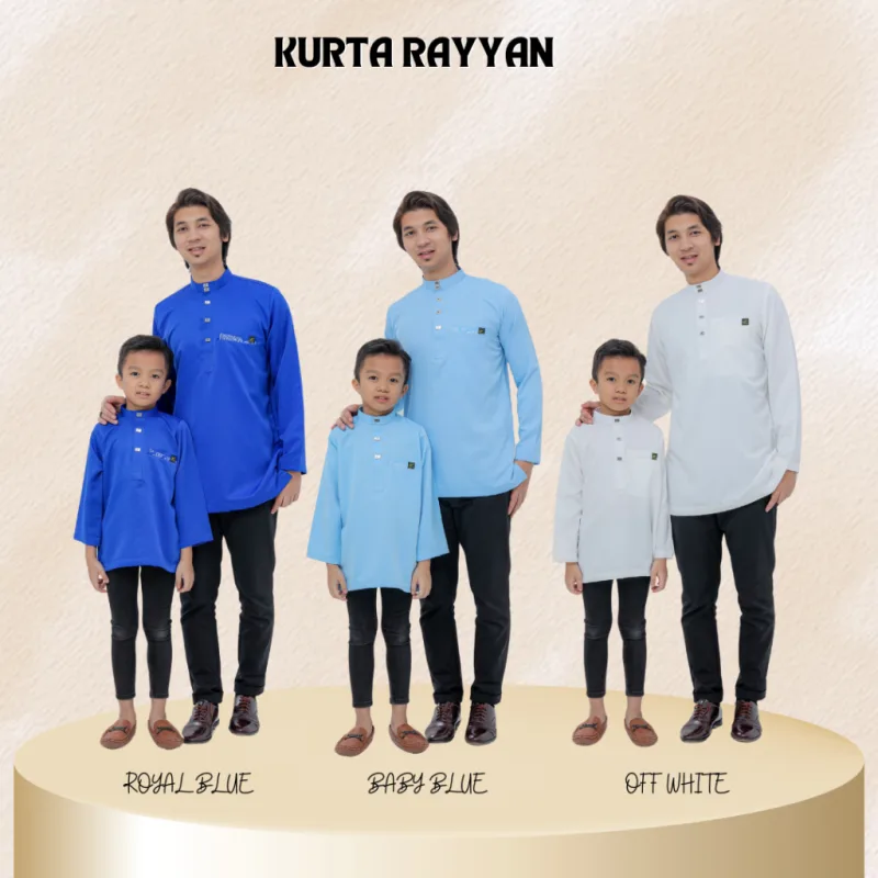 MOFF BAJU KURTA Rayyan Kurta Adult and Kids By Moff Collection