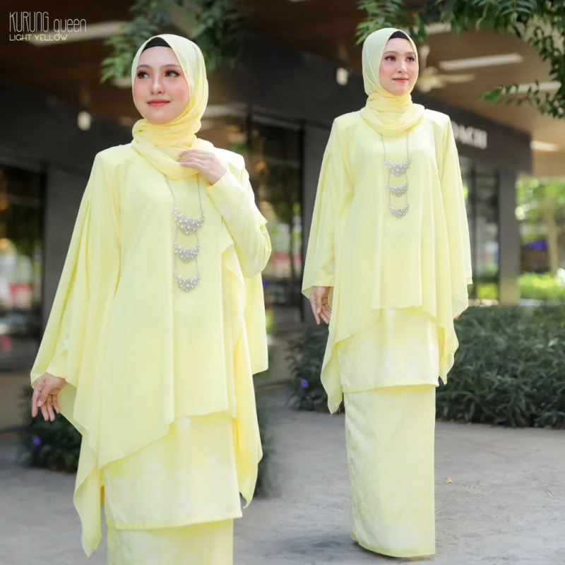 MOFF BAJU KURUNG Queen Kurung Moden with cape | Kurung Songket thumbnail 3