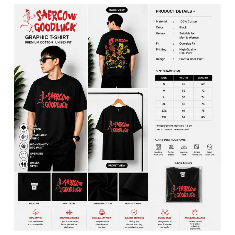 Saercow Goodluck Graphic T-Shirt