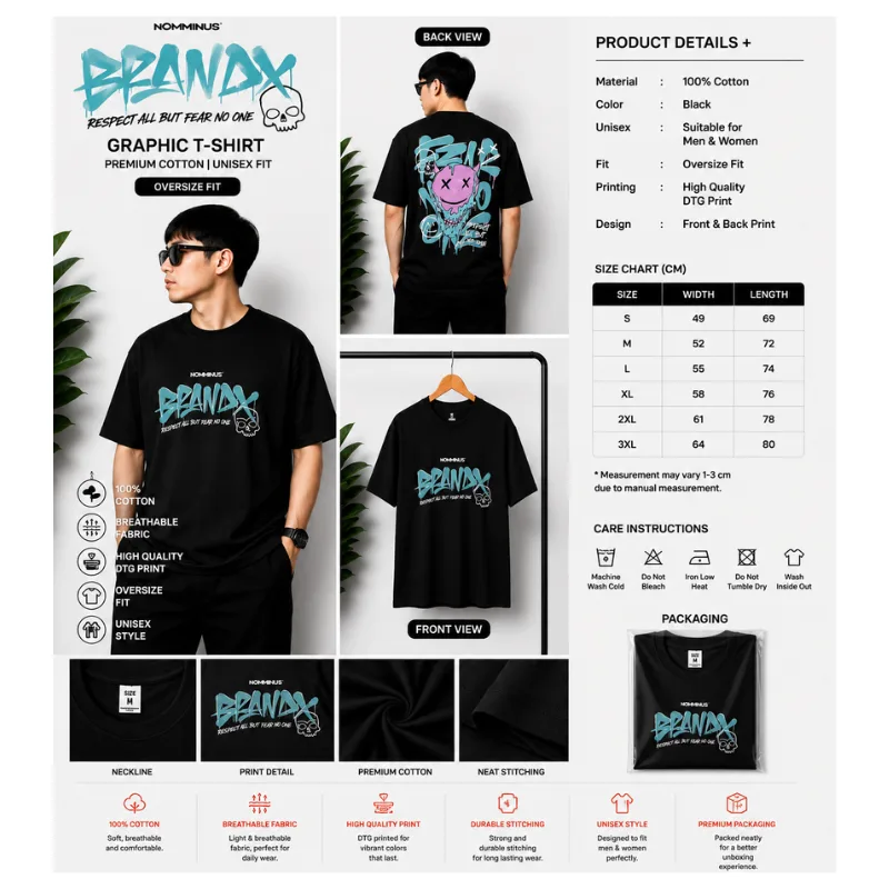 NOMMINUS Brandx Oversize T-Shirt